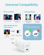 ⁦Anker PowerPort III 20W USB-C Power Supply Charging⁩ - الصورة ⁦4⁩