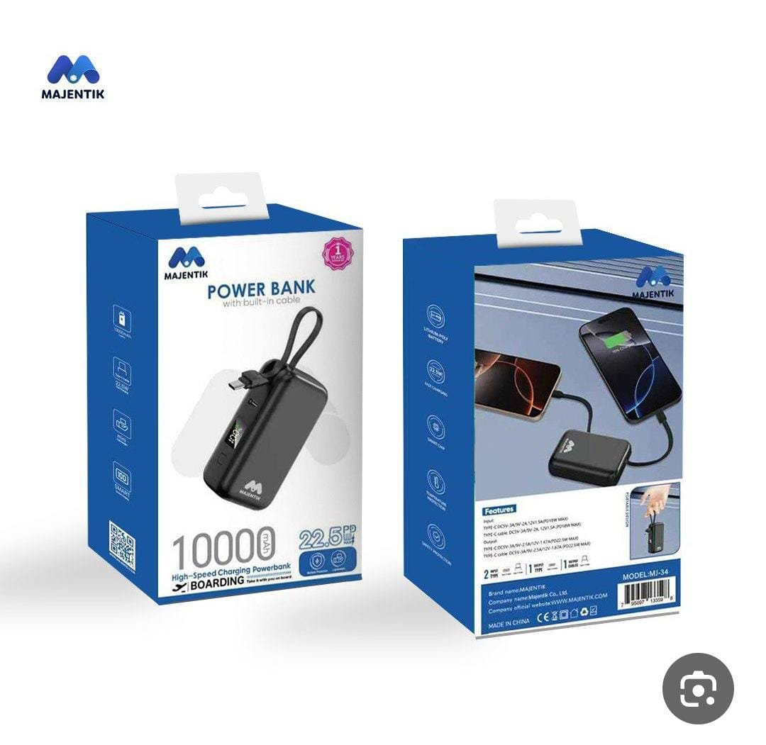 WhatsApp Image 2026-02-19 at 3.43.59 PM MAGENTIK POWER BANK 10000 - الصورة 1